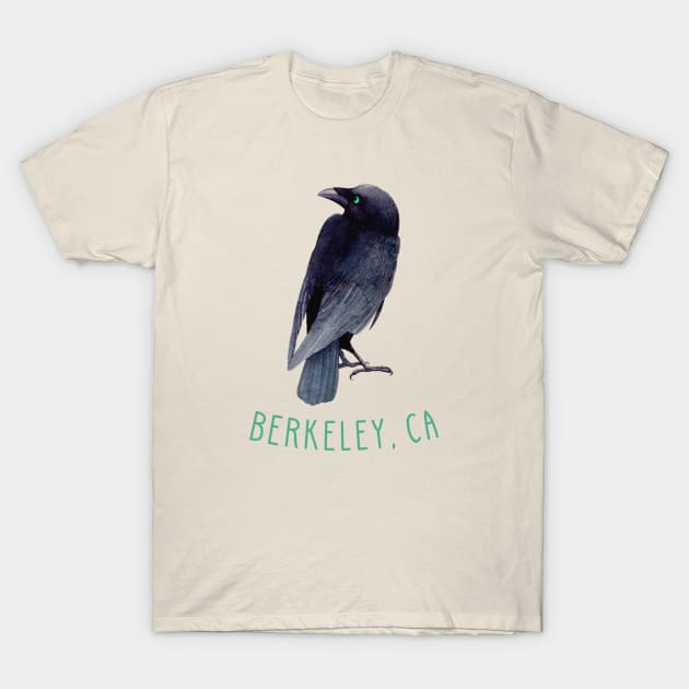 Berkeley California Crow Raven T-Shirt by Pine Hill Goods